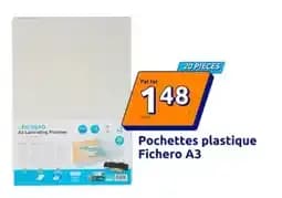 Fichero Pochettes plastique A3