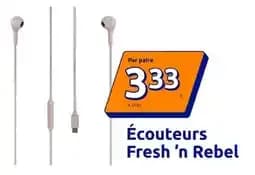 Fresh 'n Rebel Écouteurs