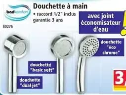 Badkomfort douchette à main