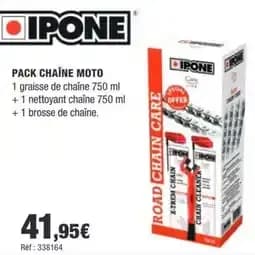 IPONE Pack chaîne moto