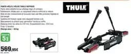 Porte-vélo 2 vélos thule outpace