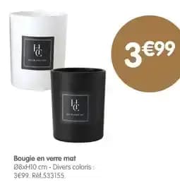 HC Bougie parfumée