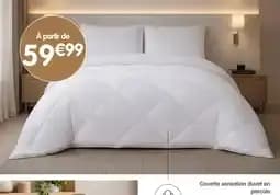 Couette sensation duvet en percale