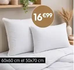 Lot de 2 oreillers supersoft