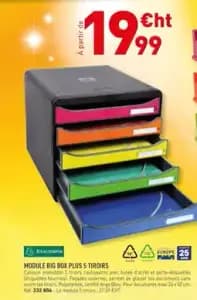 Exacompta Module Big Box Plus 5 Tiroirs