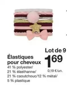 Elastiques pour cheveux