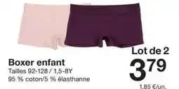 Boxer enfant