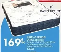 Daniel Hechter Matelas Memory