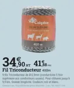 Calydon Fil Triconducteur