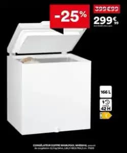 Whirpool Congelateur coffre WHE20112