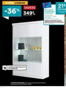 Spirit vitrine 2 portes