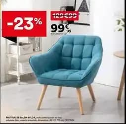 Fauteuil de salon stylo, sylvignon