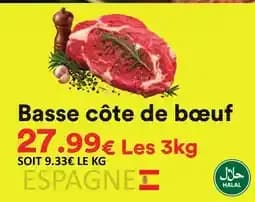 Basse côte de bœuf