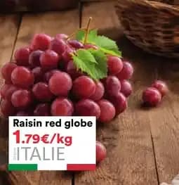 Raisin red globe
