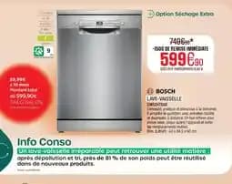 Bosch lave-vaisselle sms2hti06e