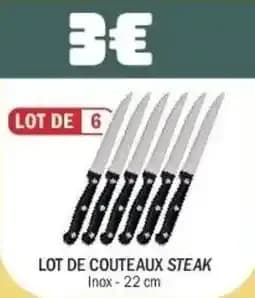 Lot de couteaux steak