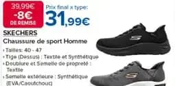SKECHERS Chaussure de sport Homme