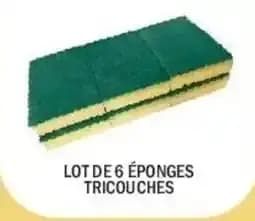 Éponges Tricouches