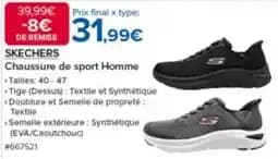 SKECHERS Chaussure de sport Homme