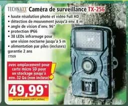 Technaxx caméra de surveillance tx-256