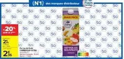 Carrefour Extra Pur jus de fruits Multifruits