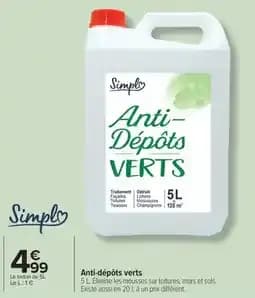 Simply Anti-Dépôts Verts