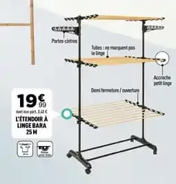 L'étendoir à linge bara