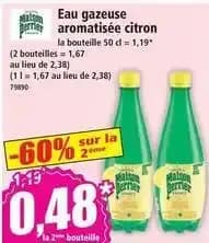 Maison perrier - eau gazeuse aromatisée citron