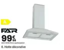 Far hotte décorative