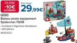 Lego - bateau pirate équipement spiderman