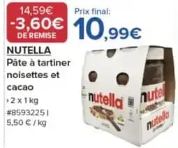 Nutella Pâte à tartiner noisettes et cacao