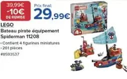 LEGO Bateau pirate équipement Spiderman