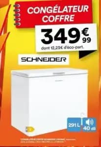Schneider - congelateur coffre