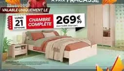 Chêne - chambre complète