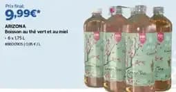 ARIZONA Boisson au thé vert et au miel