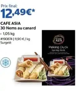CAFE ASIA 30 Nems au canard