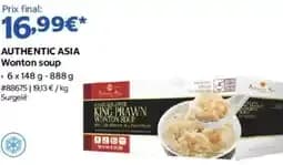 AUTHENTIC ASIA Wonton soup