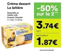 La laitière Crème dessert