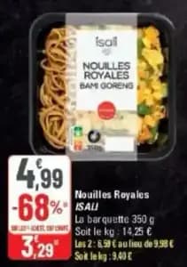 Isali nouilles royales