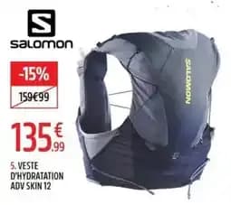 Salomon veste d'hydratation adv skin 12