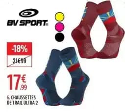 Bv sport chaussettes de trail ultra 2