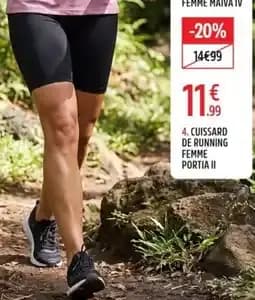 Cuissard de running femme portia ii