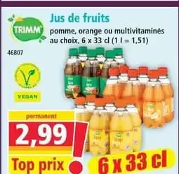 Trimm jus de fruits