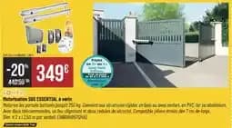 Somfy motorisation sgs essential à vérin