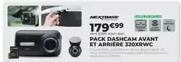 Nextbase pack dashcam avant et arrière 320xrwc