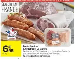 Potée demi-sel CARREFOUR Le Marché