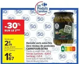 Extra Haricots verts extra fins