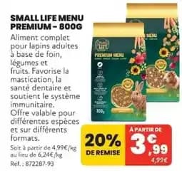 Small Life Menu Premium