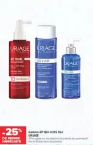 Uriage gamme ap hair et d5 hair