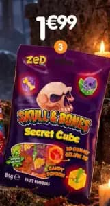 Zed candy bonbon à peler skull & bones